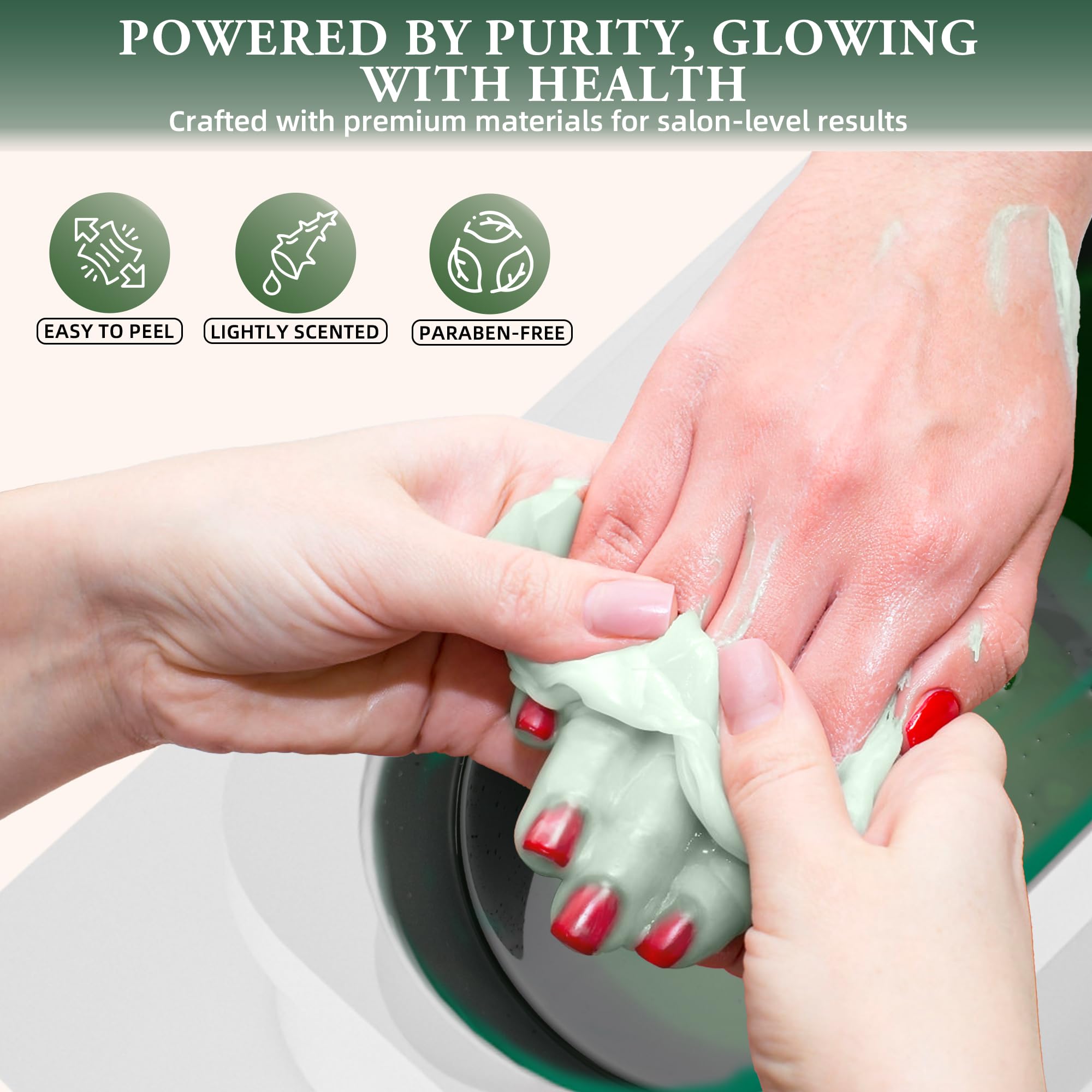 BUMPLYBEE non-greasy wax finish feels light and clean on skin
