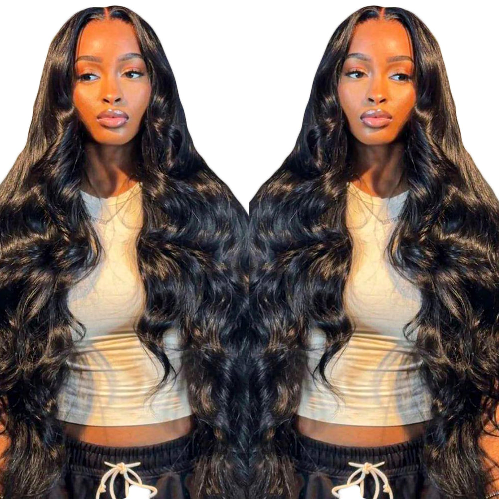 bunGiol glueless wig 26-inch body wave cap for comfortable wear.