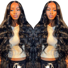 bunGiol glueless wig 26-inch body wave cap for comfortable wear.