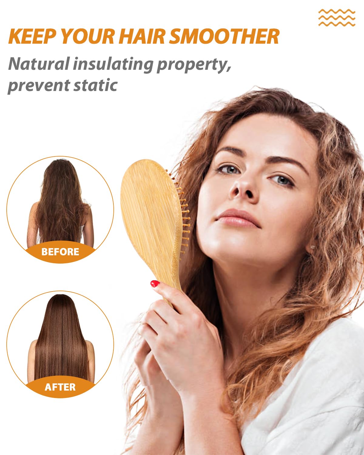 BUNDLEPRO Pack2 hair brush kid-friendly use in everyday routine