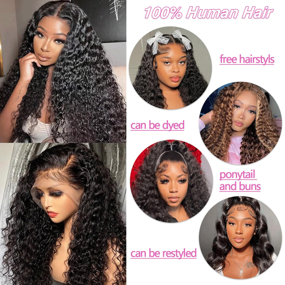 BunnyQ Swiss lace 13x6 front wig top view showing breathable transparency