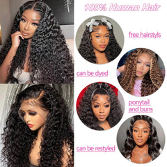BunnyQ Swiss lace 13x6 front wig top view showing breathable transparency