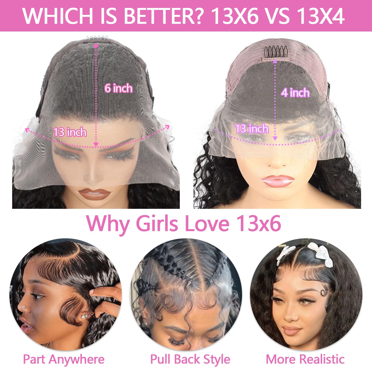 BunnyQ water wave wig suited for weddings or parties