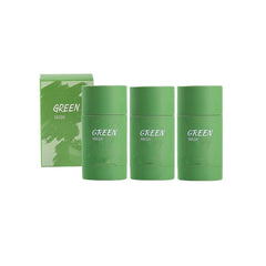 Bupposes Mascarilla té verde stick: aplicación suave para piel limpia y fresca.