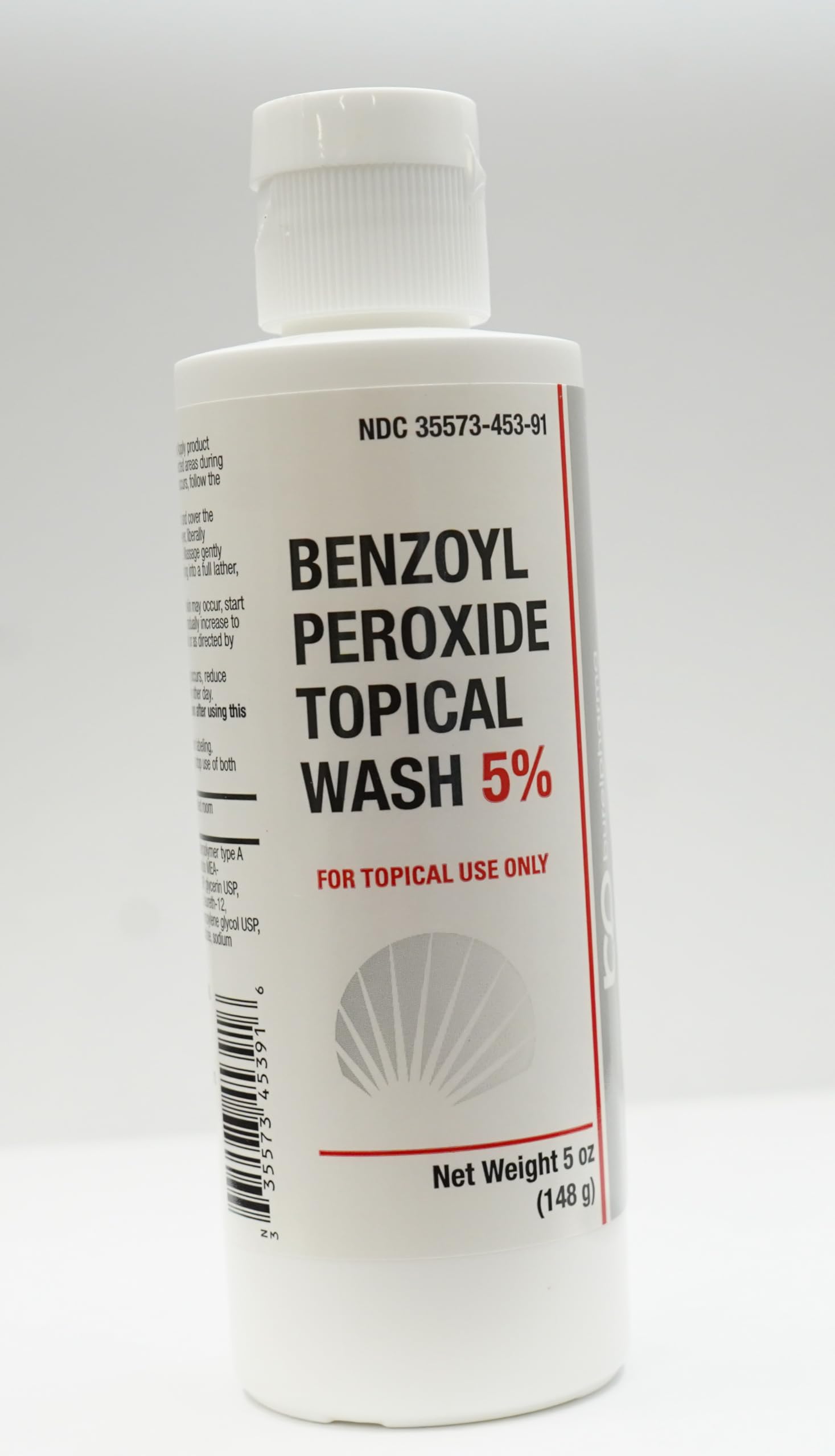 5 oz bottle of Burelpharma face wash for daily use in skincare routine.