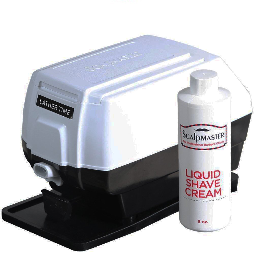 Burmax Lather Time hot lather machine front view for consistent hot lather on demand.