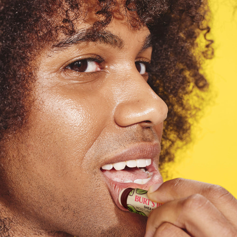 Burt's Bees after-sun lip care soothes minor sun exposure.