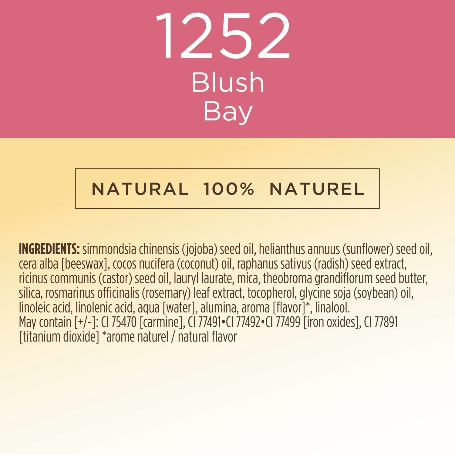 Burt's Bees All Aglow glides on easily for quick makeup.