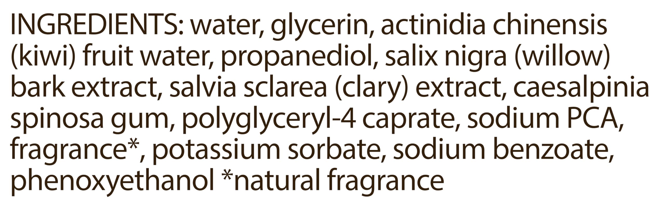 Burt's Bees clary sage kiwi combination close-up illustrates antioxidant-rich hydration.