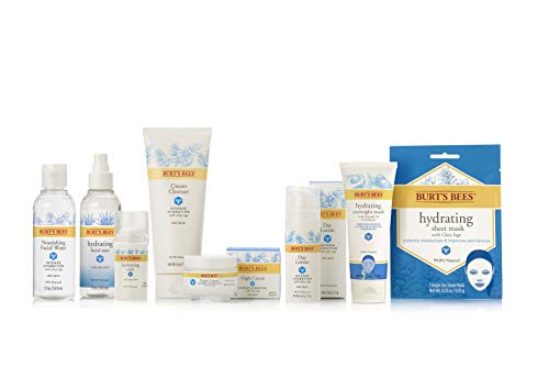 Burt's Bees dermatologist-recommended branding graphic suggests trusted natural skincare routines.