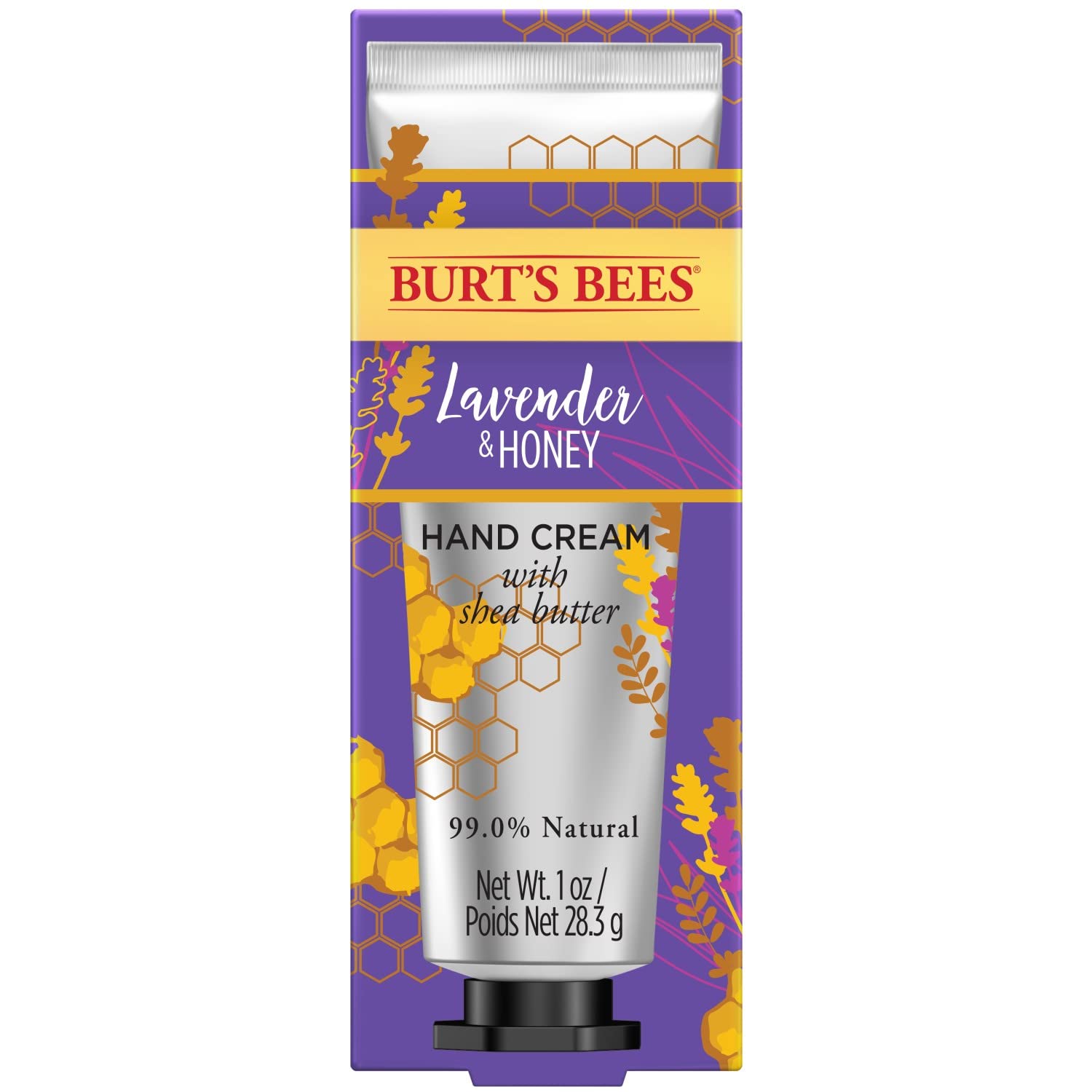 Burt's Bees hand cream non-greasy finish ideal for all-day use.