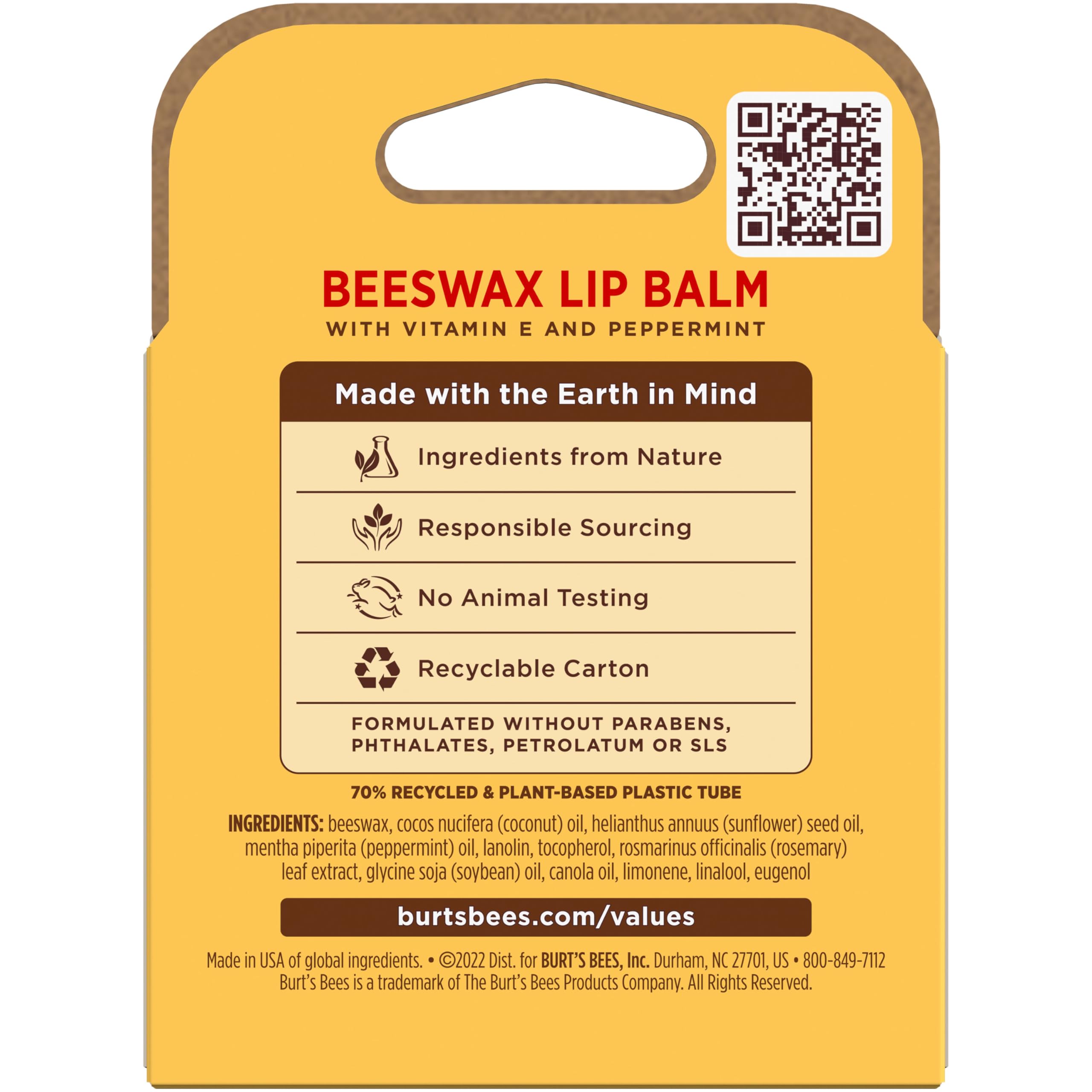 Burt's Bees lip balm in a purse pocket conveying portability and quick access