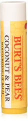 Burt's Bees Lip Balm Coconut & Pear tube provides daily lip hydration.