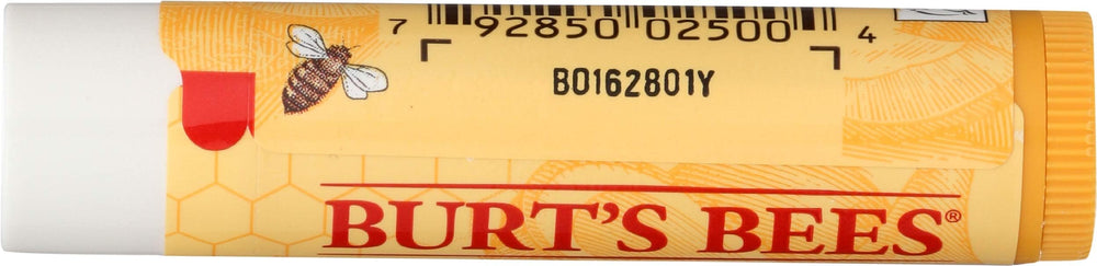 Natural Burt's Bees ingredients support lip nourishment for dry lips.
