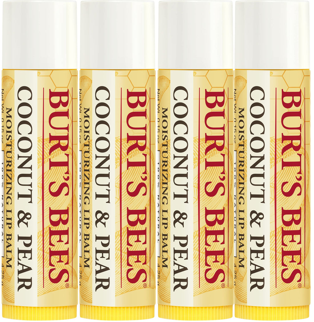 Burt's Bees lip balm in pocket-sized tube fits in purse.
