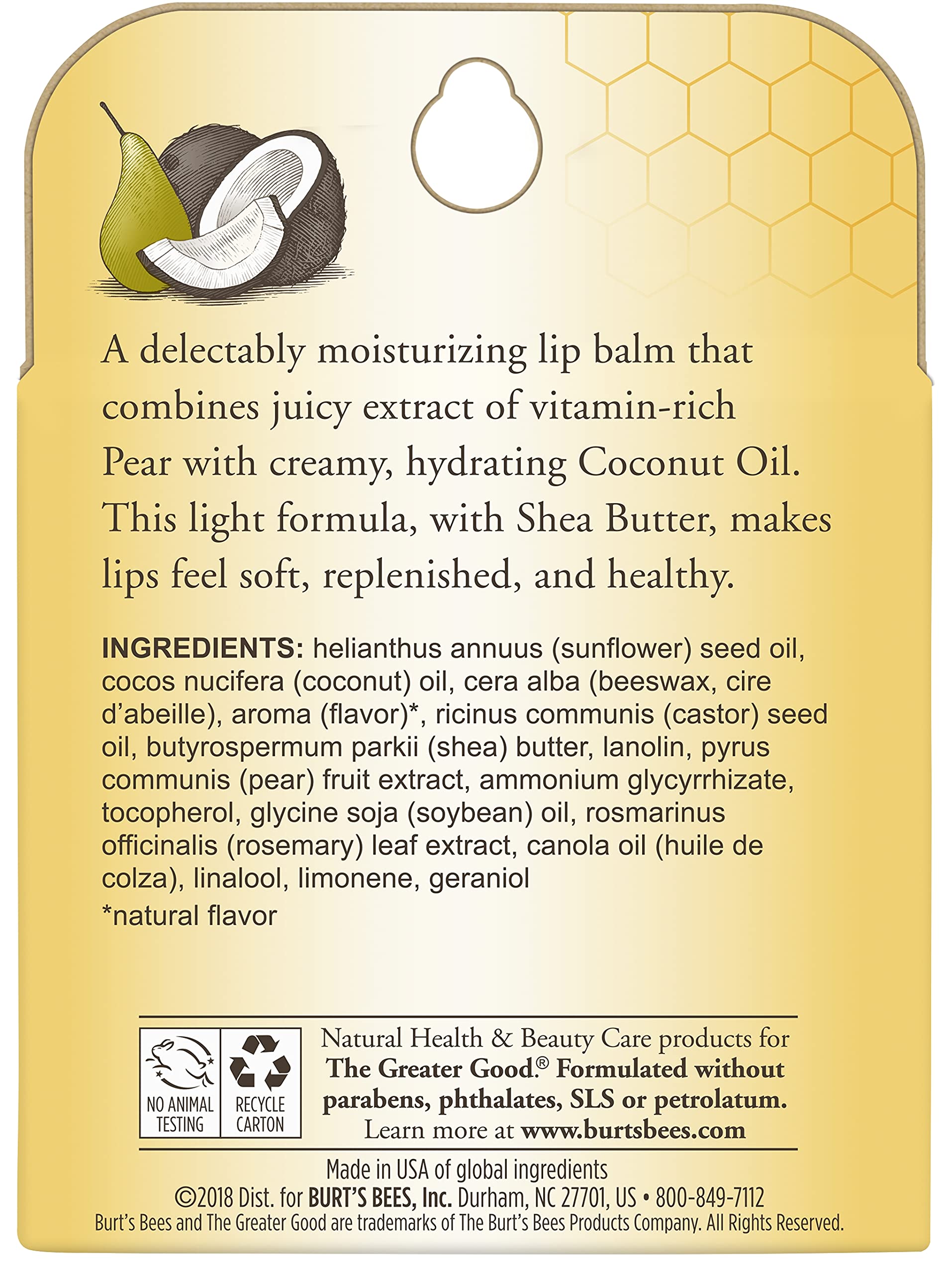 Burt's Bees vitamin E nourishment drop.