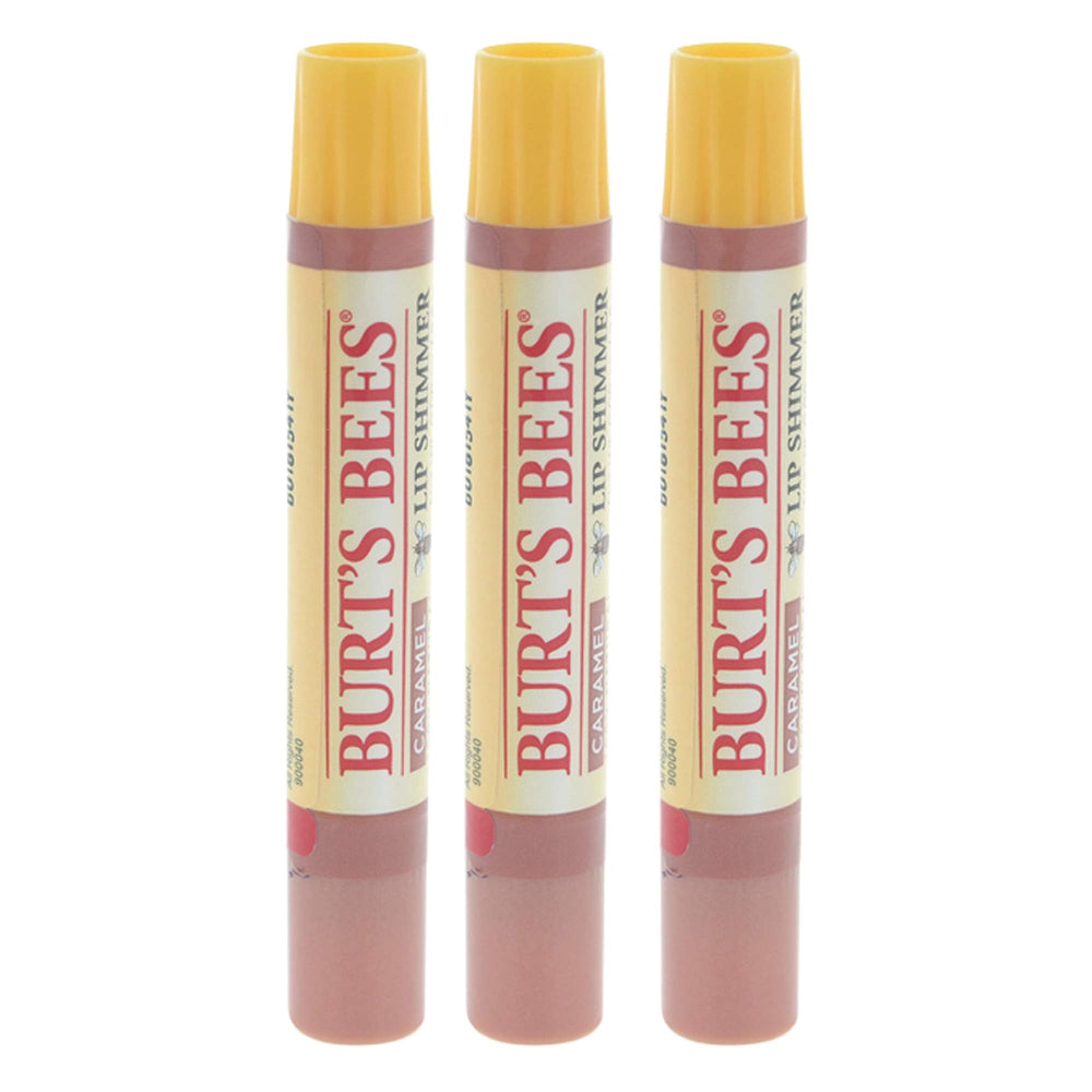 Burt's Bees Lip Shimmer Caramel Pack delivers glossy color with conditioning lip care.