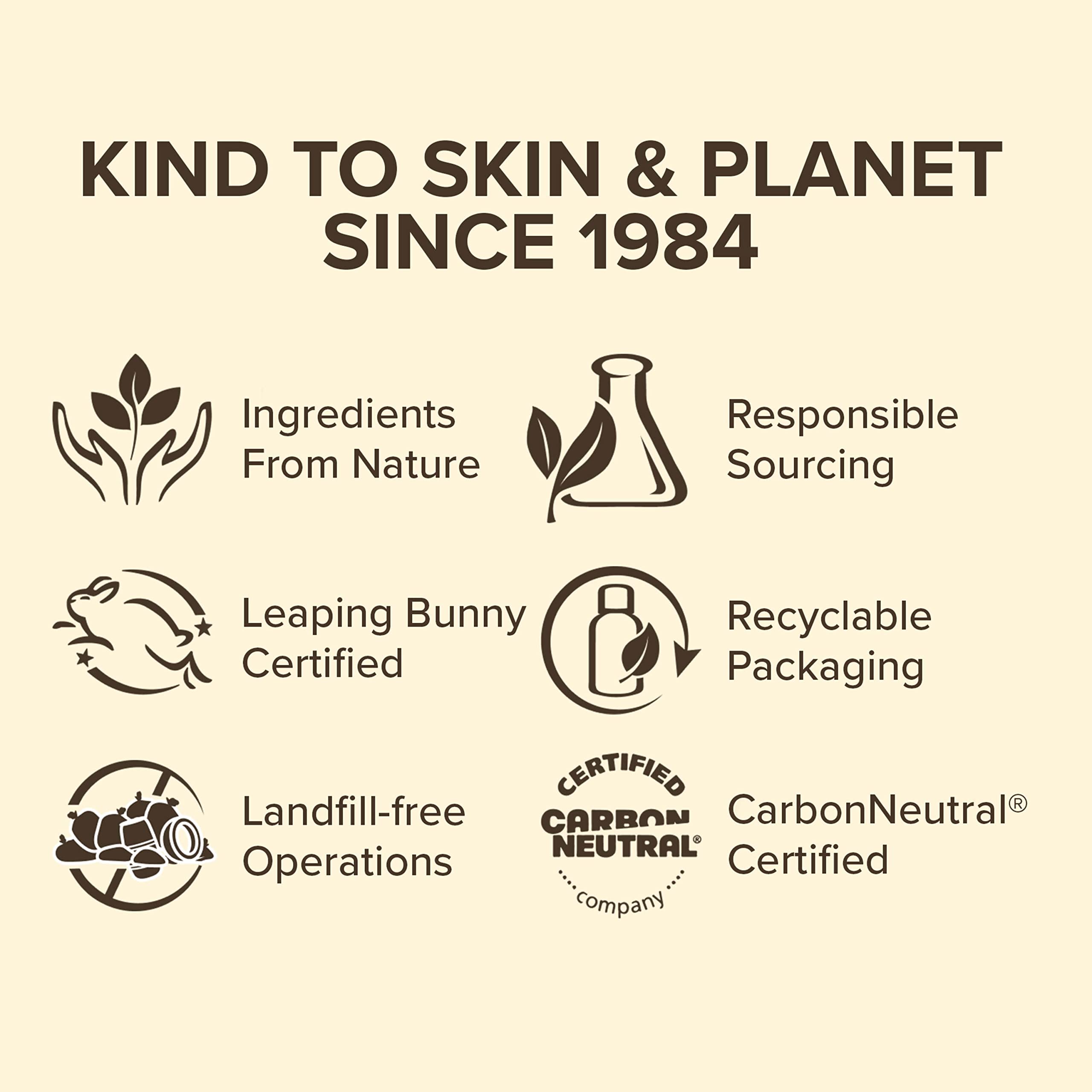 Burt's Bees natural ingredients label highlighting 10% AHA/PHA/BHA blend for gentle exfoliation