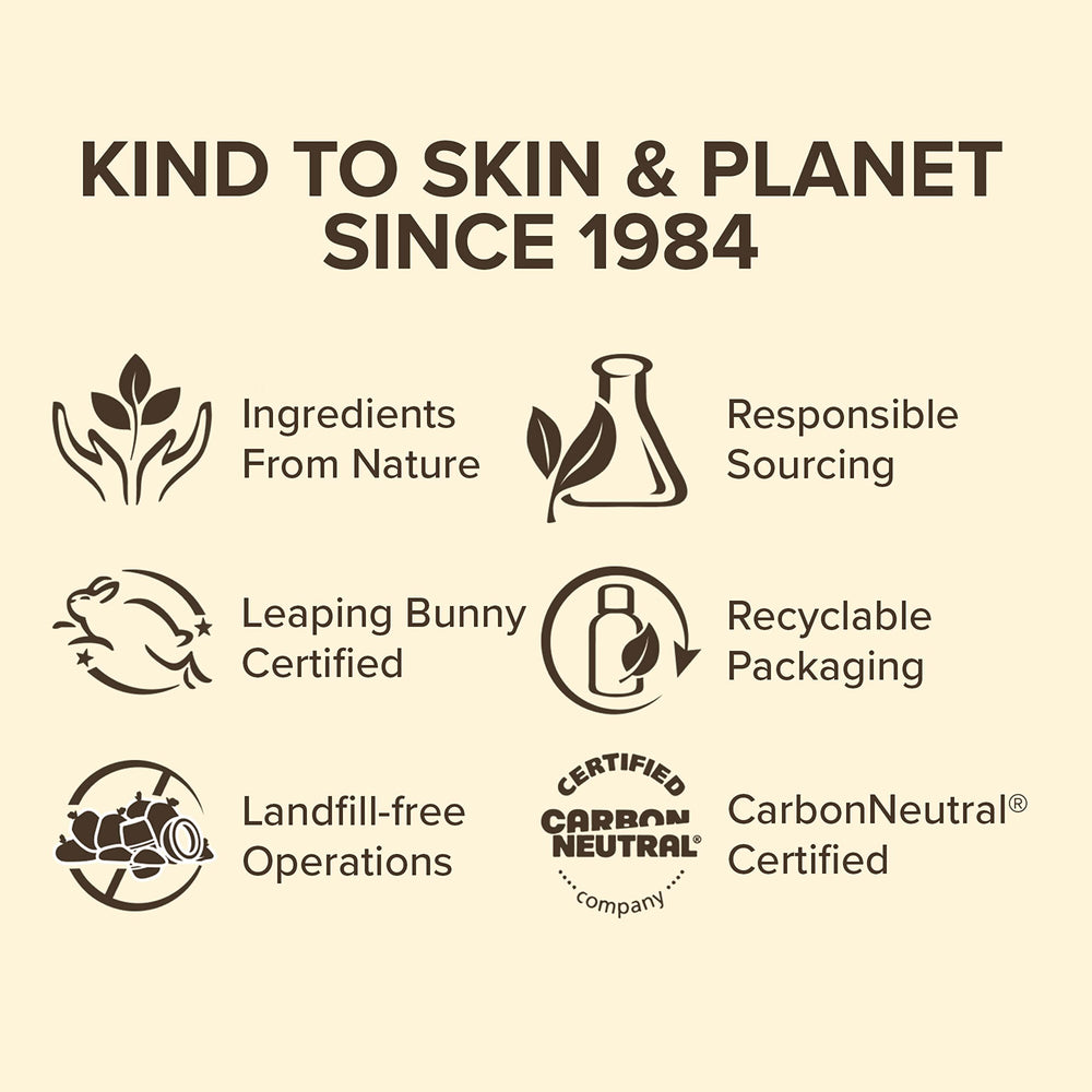 Burt's Bees natural ingredients label highlighting 10% AHA/PHA/BHA blend for gentle exfoliation