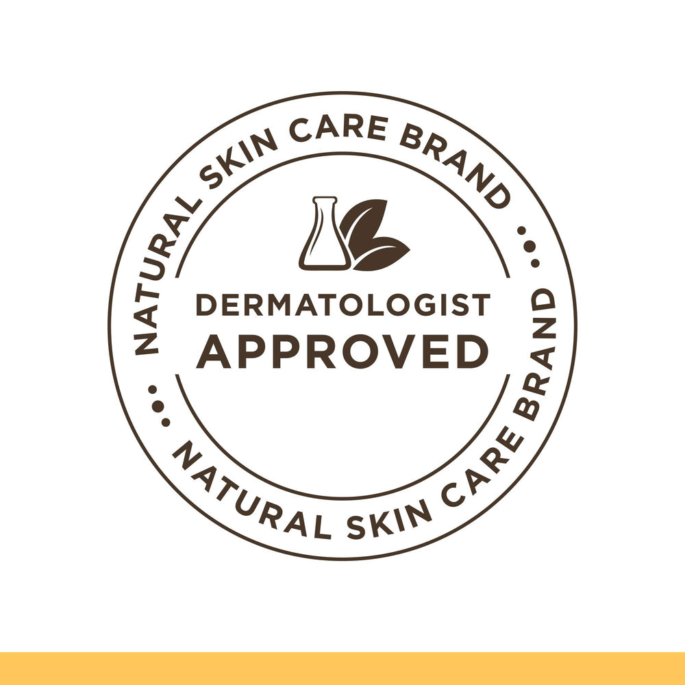 Burt's Bees natural-origin formula label communicates paraben- and SLS-free skincare.