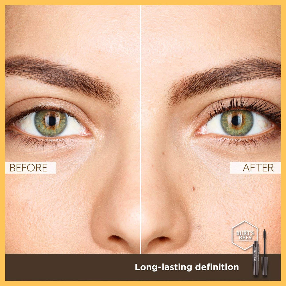 Burt's Bees Nourishing Mascara lashes lengthening focuses on longer-looking lashes.