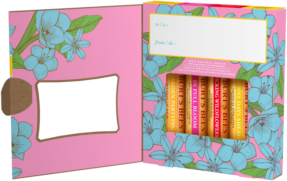 Burt's Bees pocket-size lip care set ideal for purses and travel.