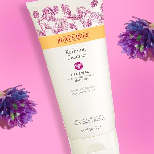 Burt's Bees Renewal Cleanser with Vitamin E highlights hydrating cleansing.