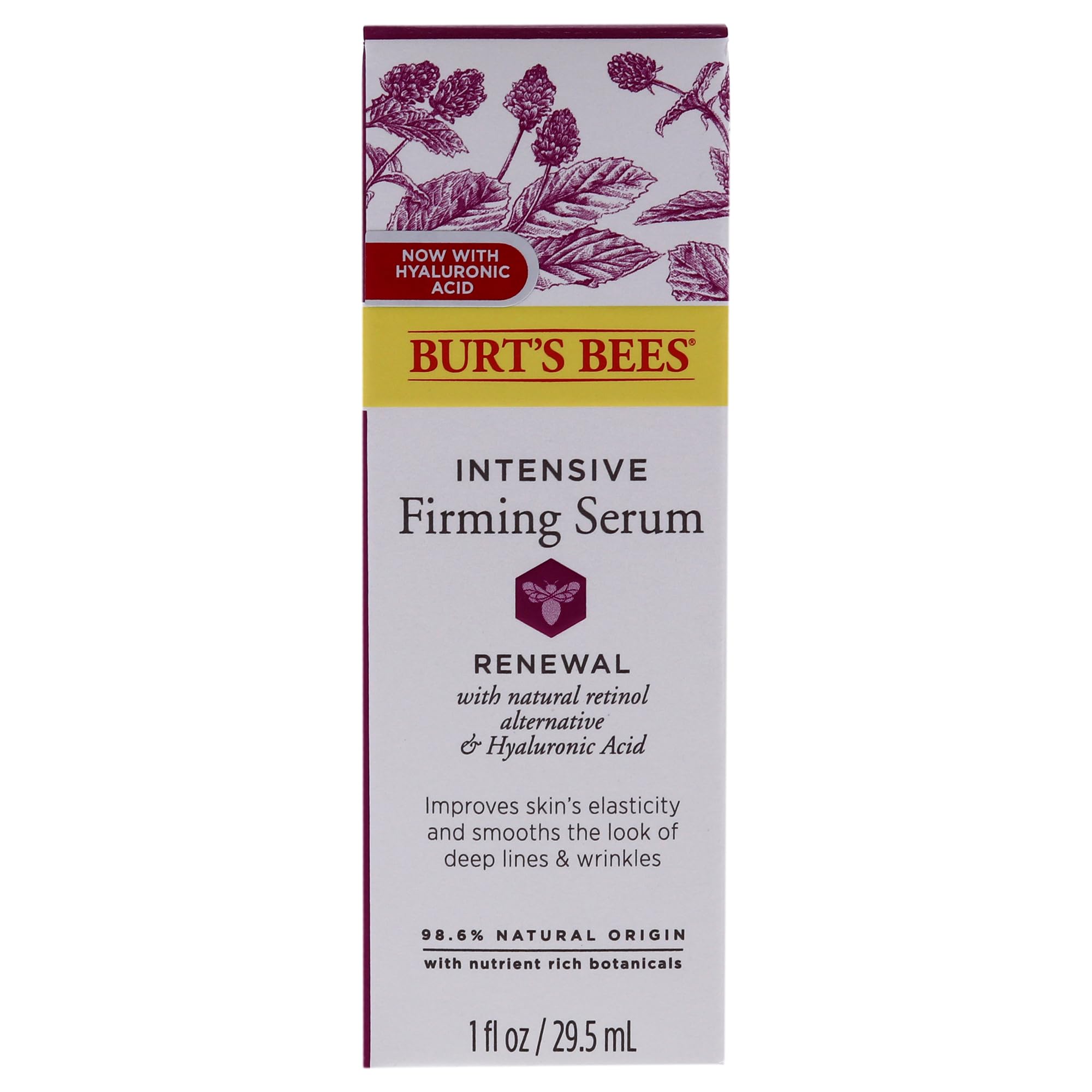 Burt's Bees Renewal Serum being applied in morning routine for smoother skin.