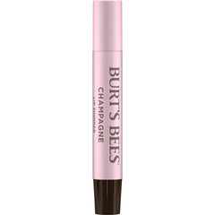 Burt's Bees Shimmer Lip Tint Champagne tube swirl highlights creamy shimmer.