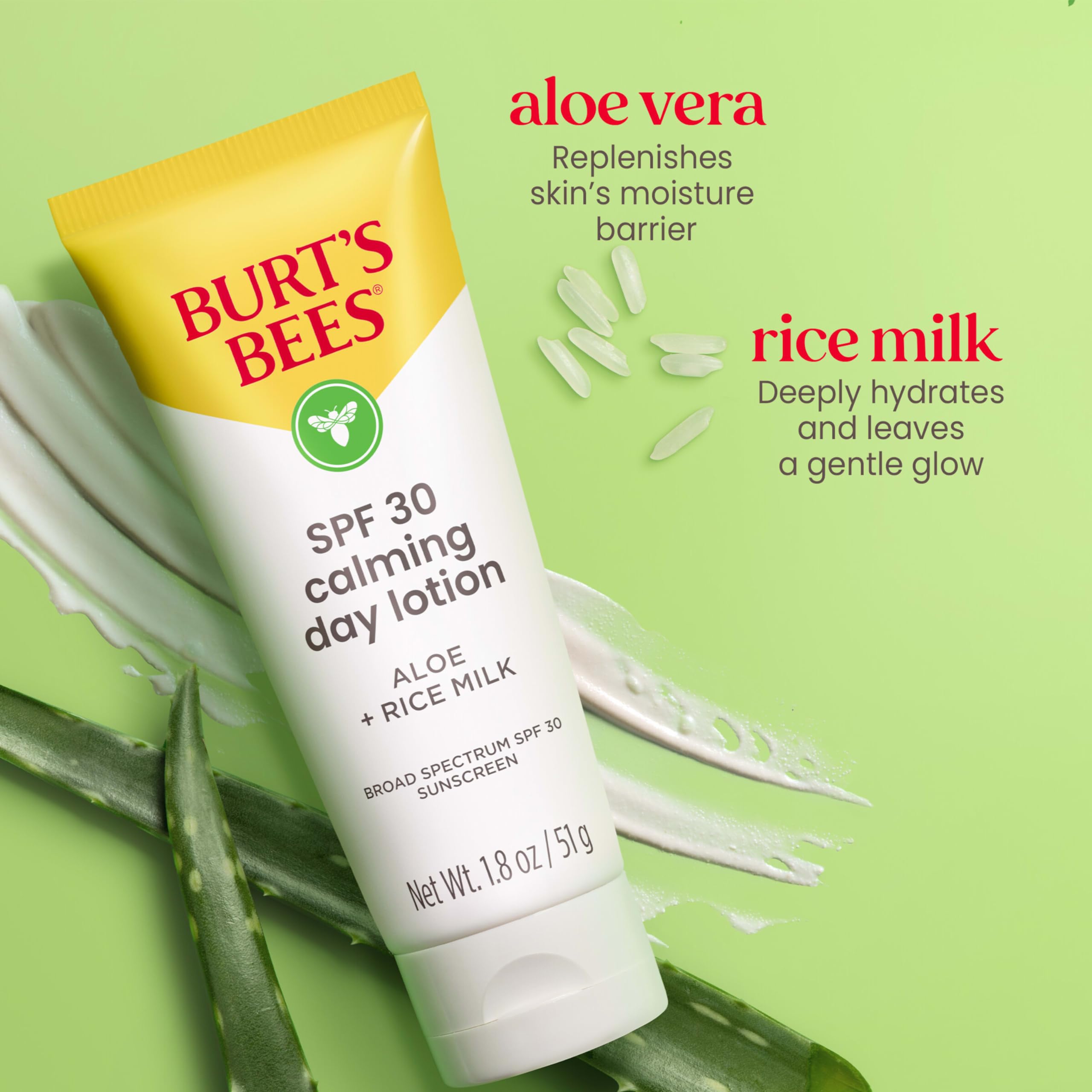 Close-up of lotion texture indicating lightweight mineral sunscreen finish.