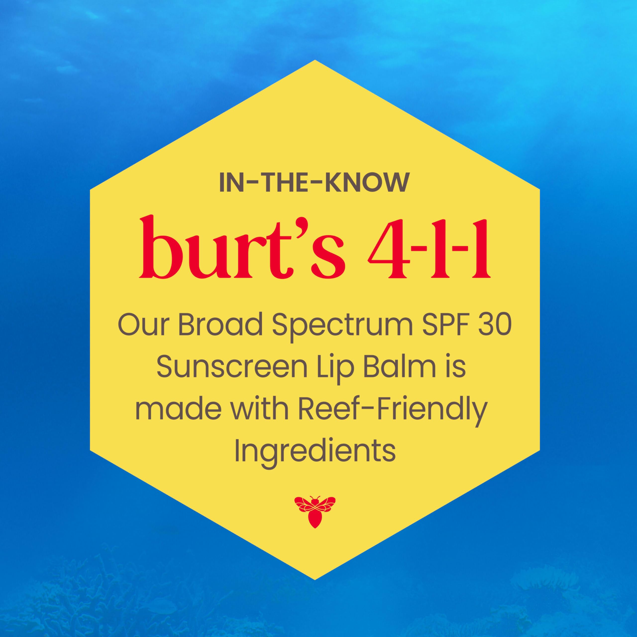 Burt's Bees nano-free lip balm with almond oil for hydration