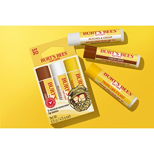 Burt's Bees SPF30 lip balm pocket-friendly trio for on-the-go care