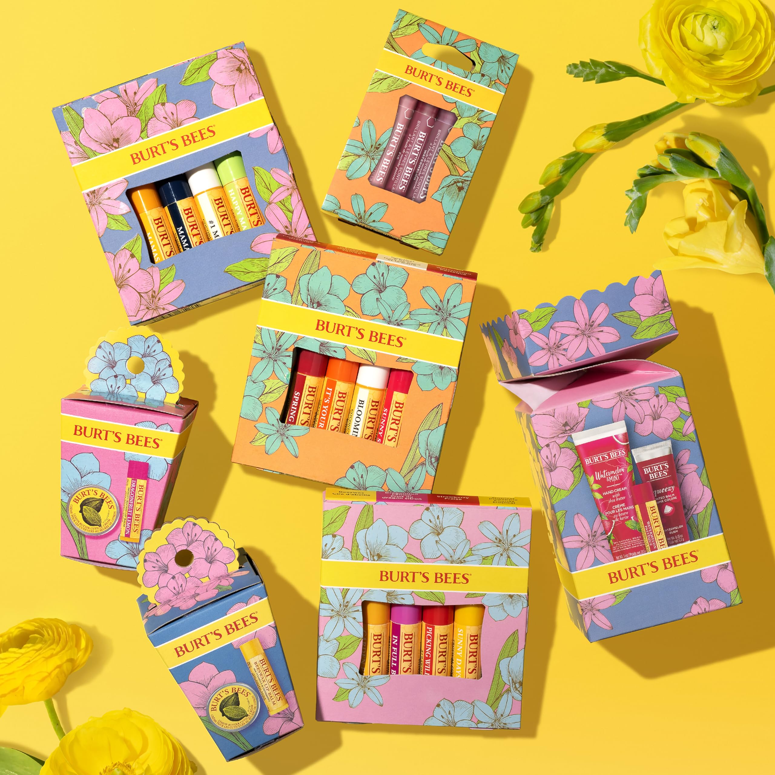 Burt's Bees Tropical Pineapple flavor lip balm adds tropical vibe and hydration.