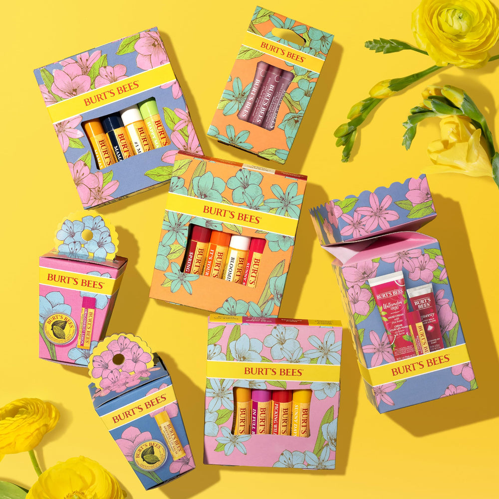 Burt's Bees Tropical Pineapple flavor lip balm adds tropical vibe and hydration.
