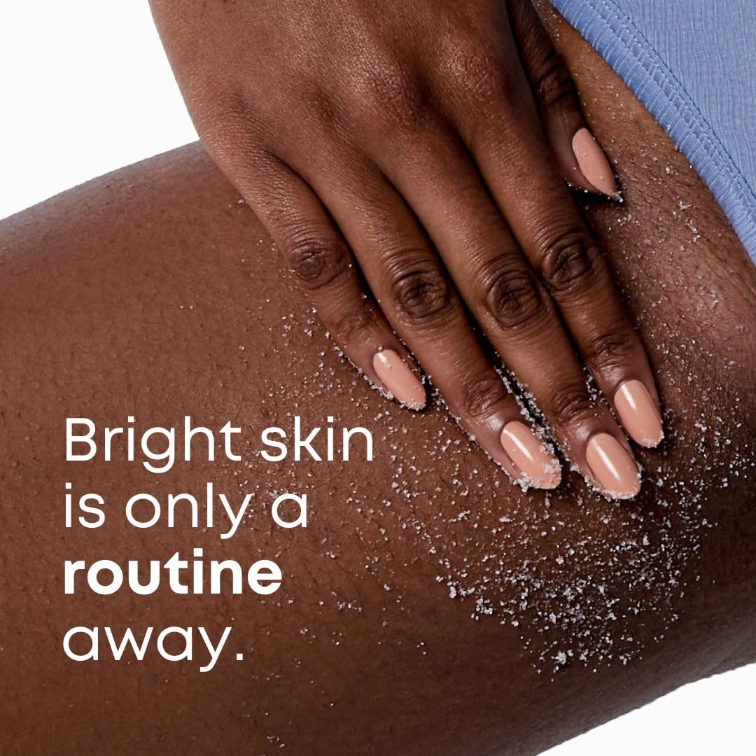 Bushbalm Bermuda bikini-line application demonstrates targeted exfoliation around sensitive areas.
