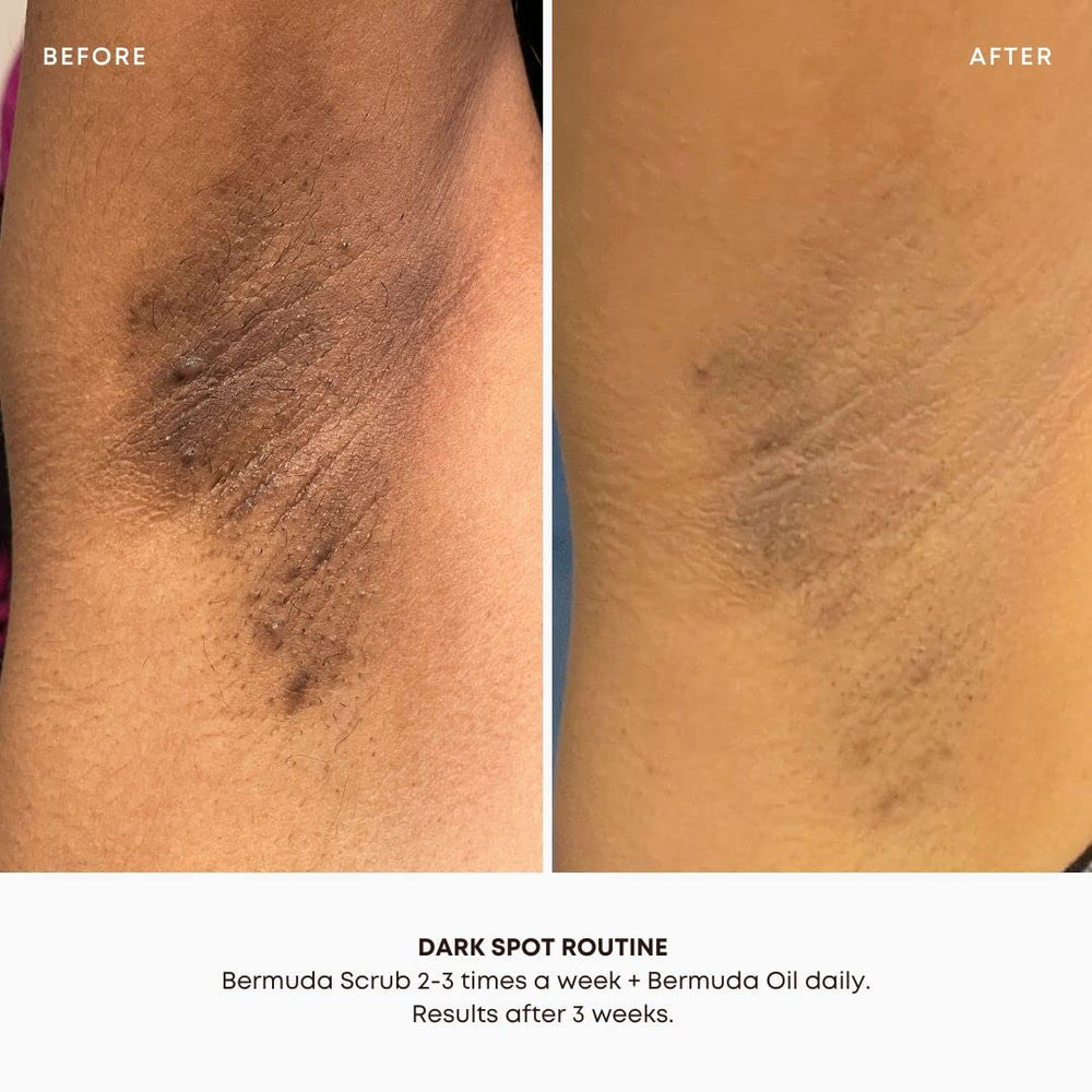 Bushbalm Bermuda lemon peel oil droplets emphasize refreshing scent and gentle cleansing.