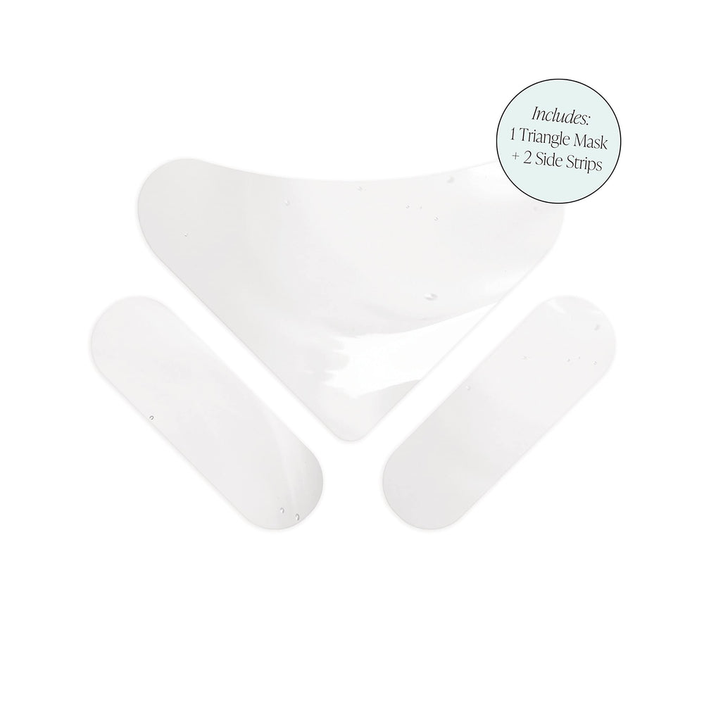Bushbalm hydrogel vajacial mask application closeup showing cooling hydration after grooming.
