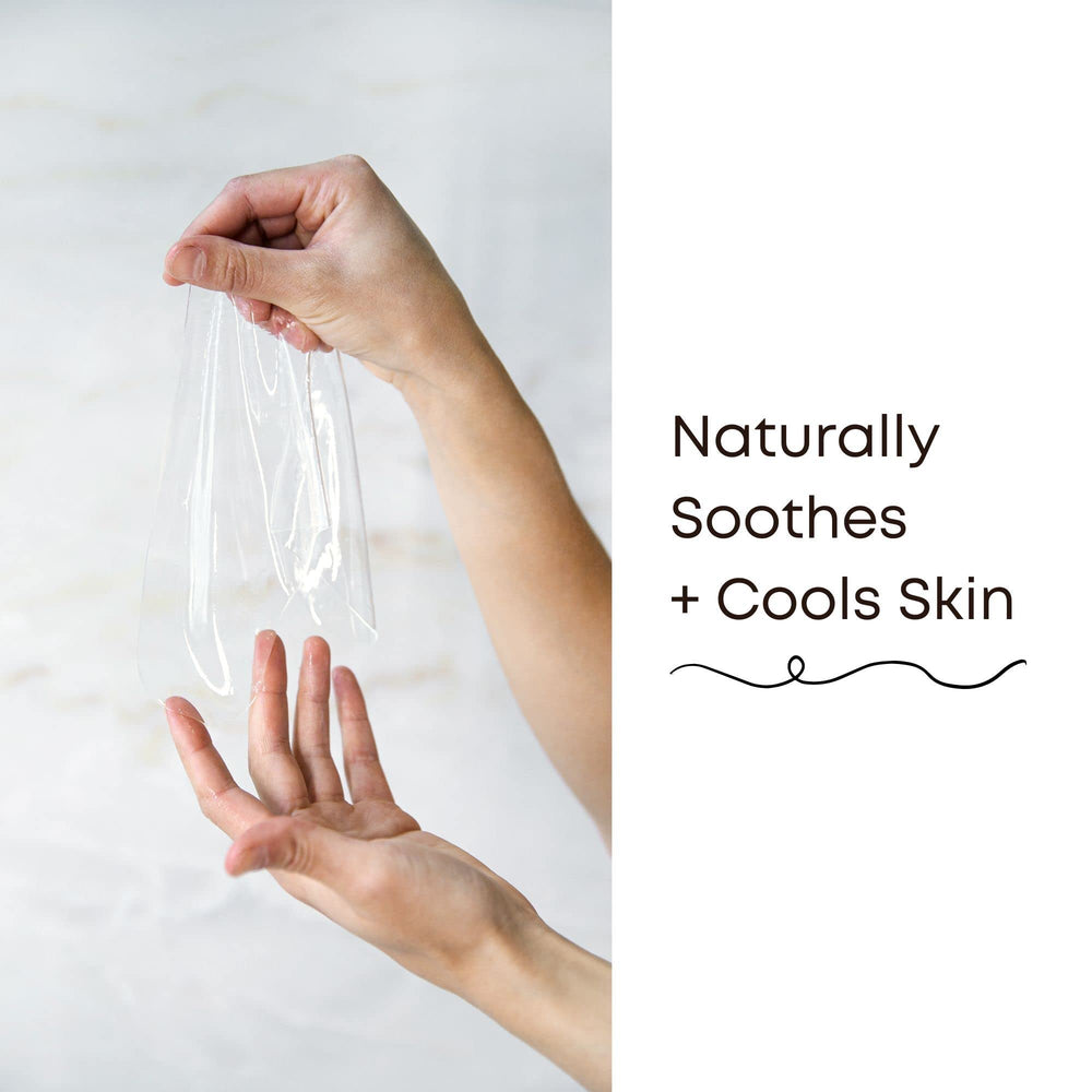 Bushbalm hydrogel vajacial mask recyclable packaging reinforces eco-conscious skincare.