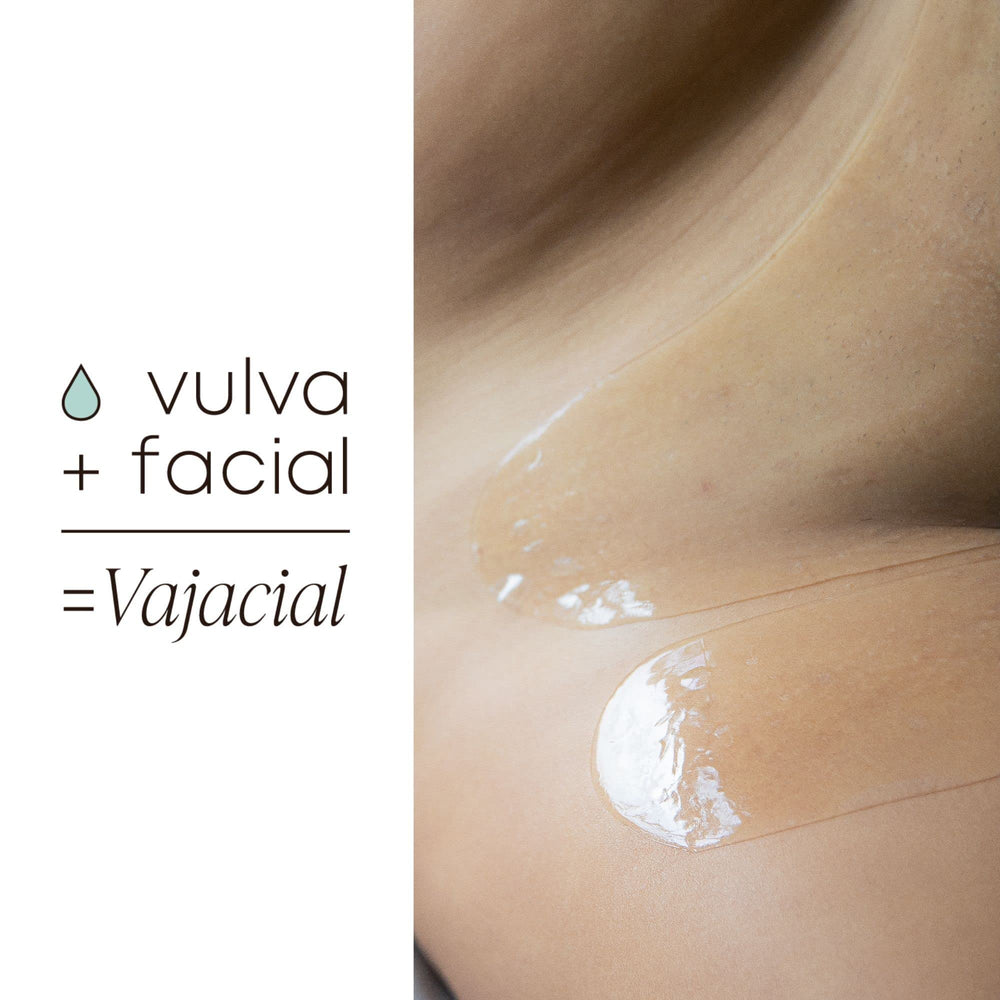 Bushbalm hydrogel vajacial mask hydrogel texture delivers lightweight moisture for skin.