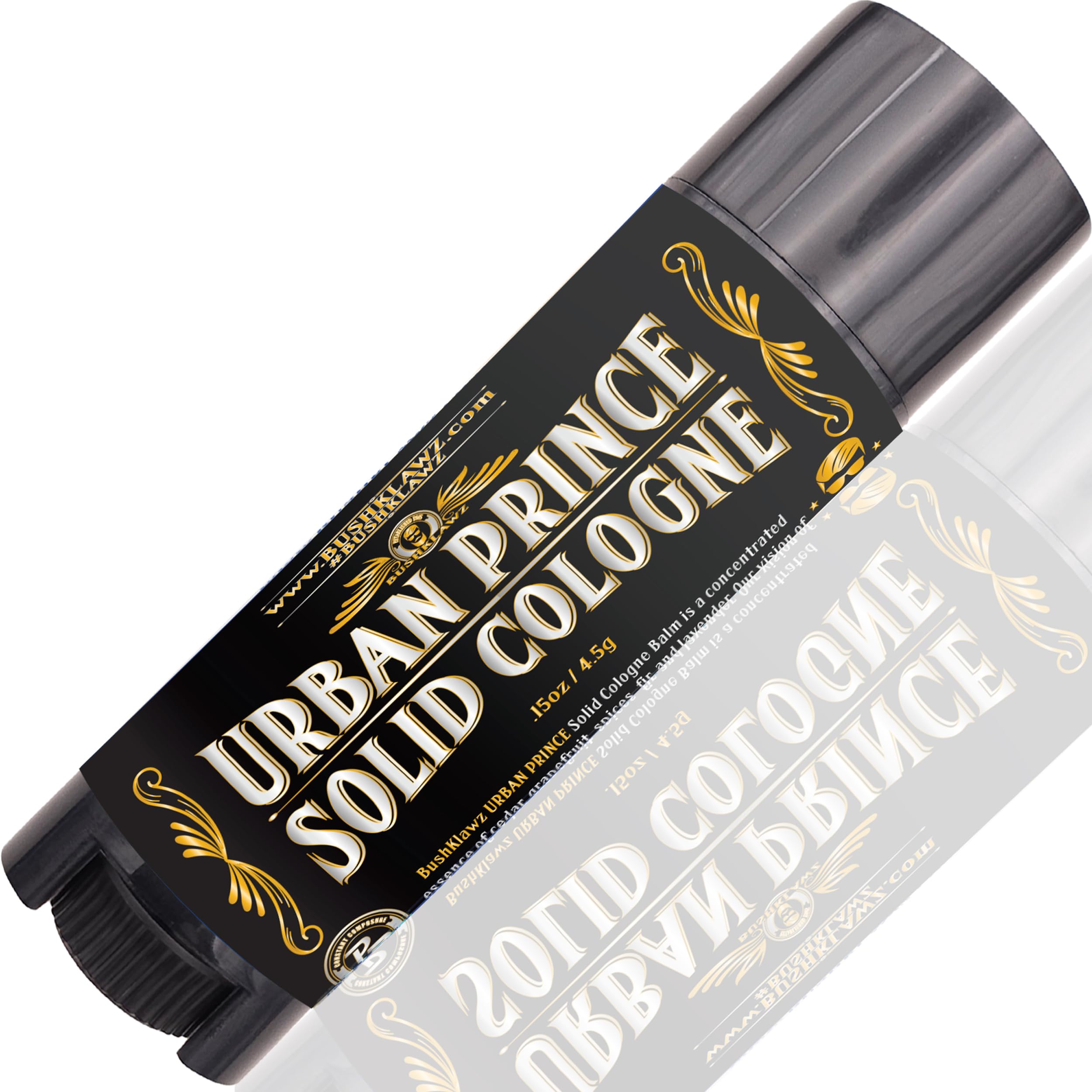 BushKlawz Four Prince solid colognes lined up for easy rotation