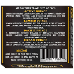 BushKlawz Pacific Prince solid cologne stick with ocean-inspired scent