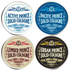 BushKlawz Lumber Prince tin shown for on-the-go scent enhancement.