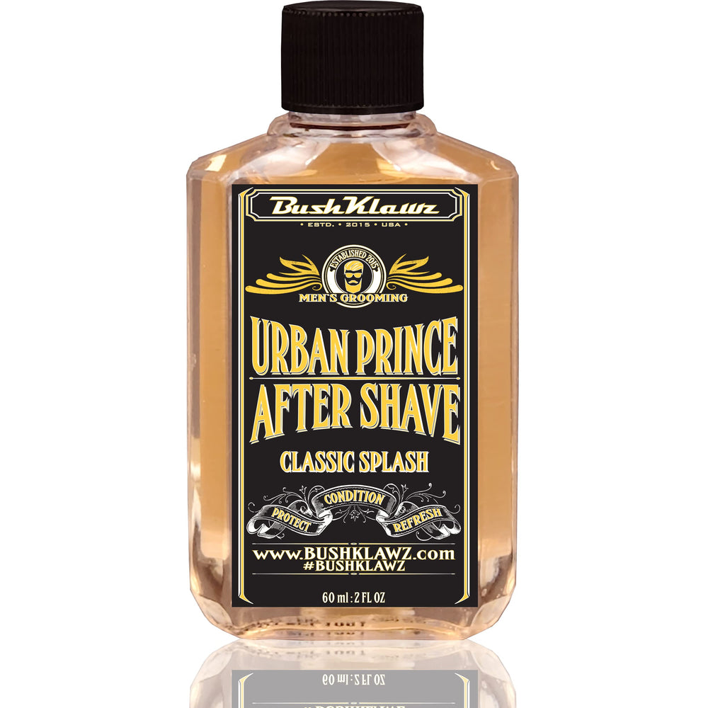 BushKlawz Witch hazel ingredient close-up highlights soothing formula.