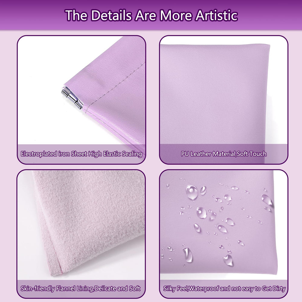 BUSOHA mini makeup bag organizes lipstick and small cosmetics efficiently.