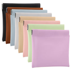 BUSOHA snap-closure pouch compact size for easy purse organization.