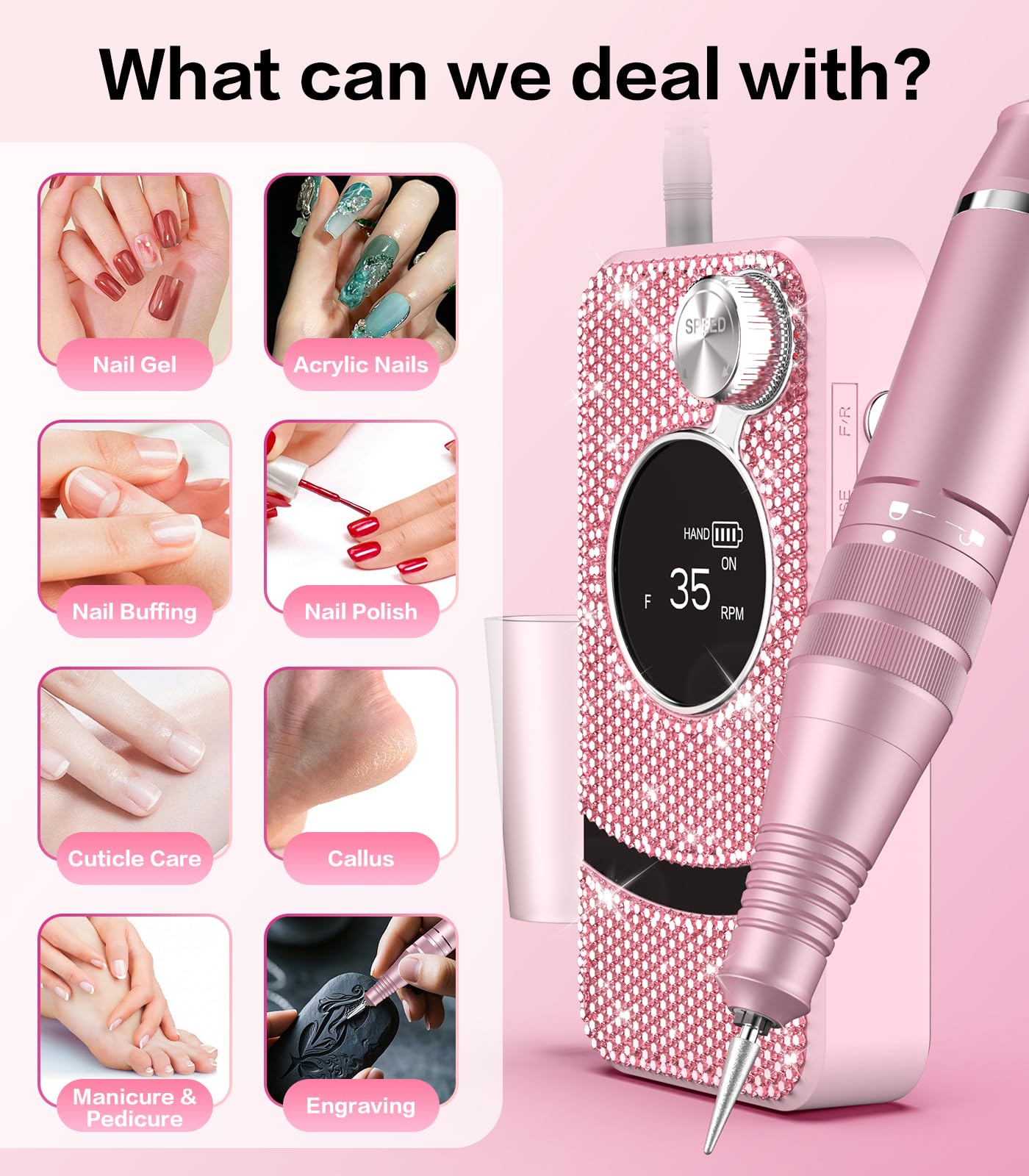 Buways ergonomic comfort handle reduces fatigue during longer sessions