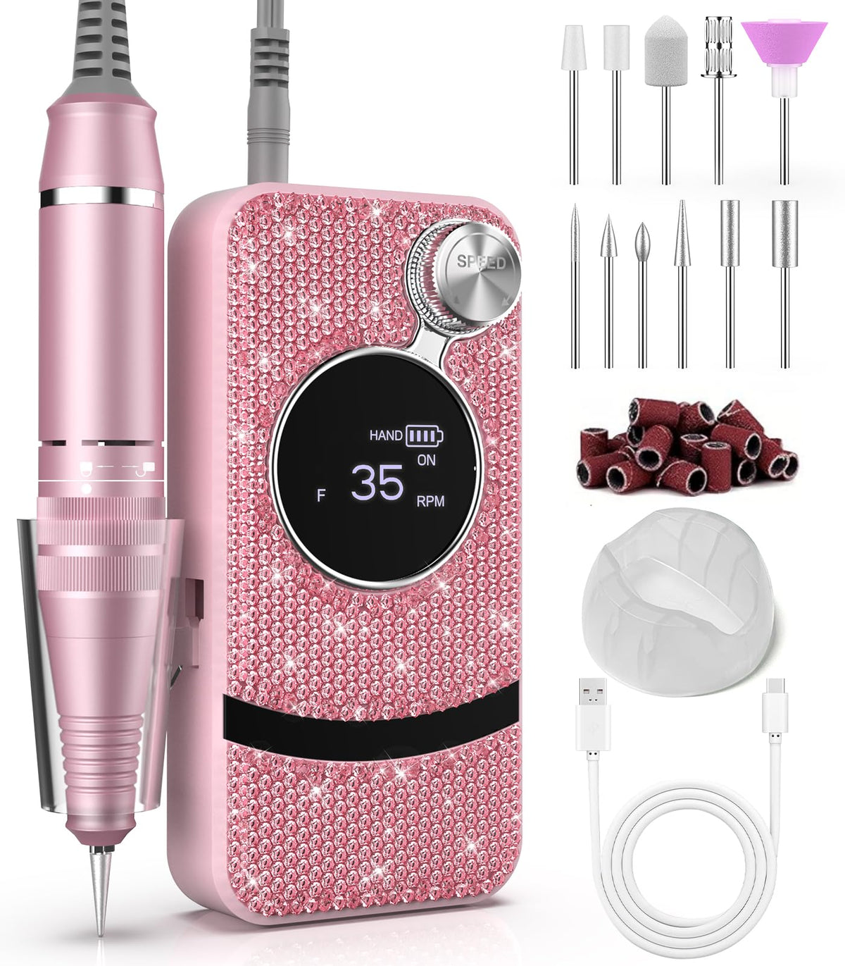 Buways nail drill compact design for portable, on-the-go manicures and salon-quality results at home