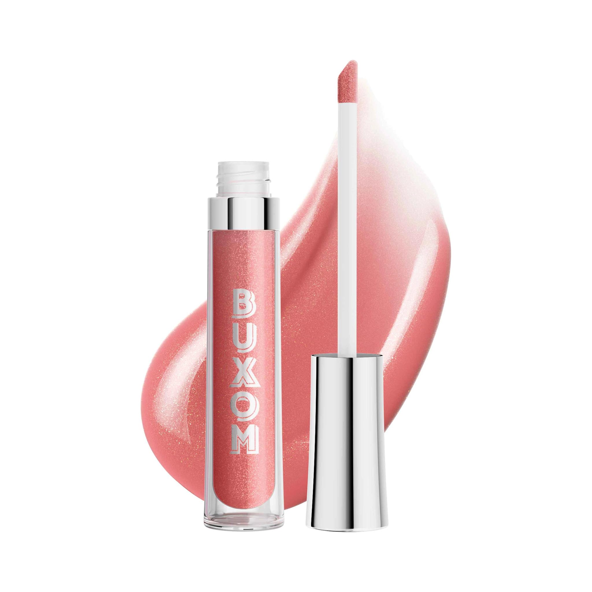 BUXOM Ava full-on plumping lip polish tube closeup for bold, glossy lips.