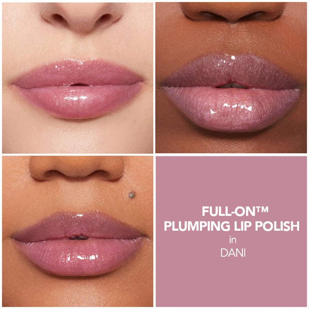 Buxom Dani high-shine gloss wand delivering radiant pearlescent finish
