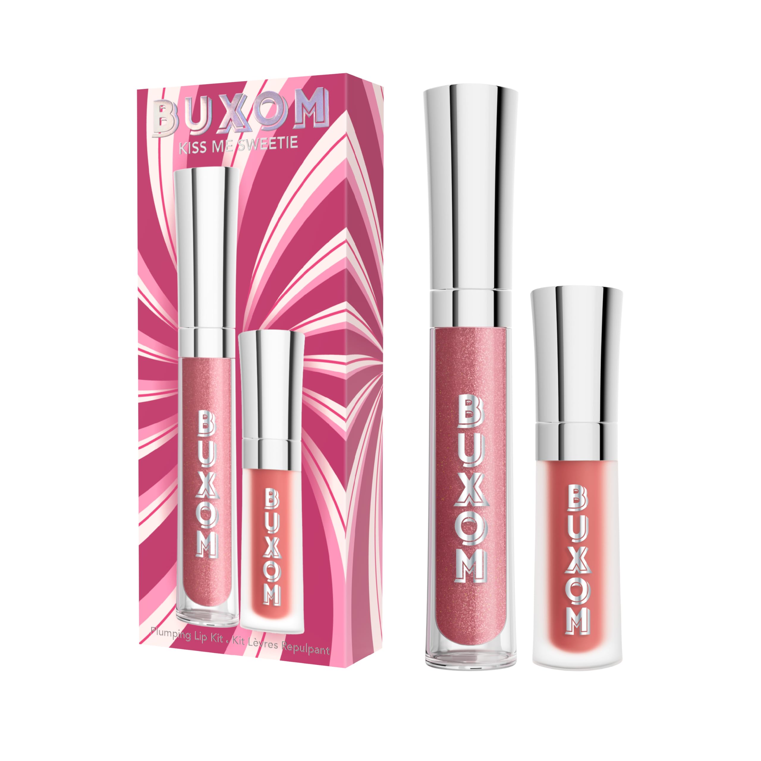 Buxom Full-On Lip Polish Dolly tube delivers glossy, plump-looking lips.